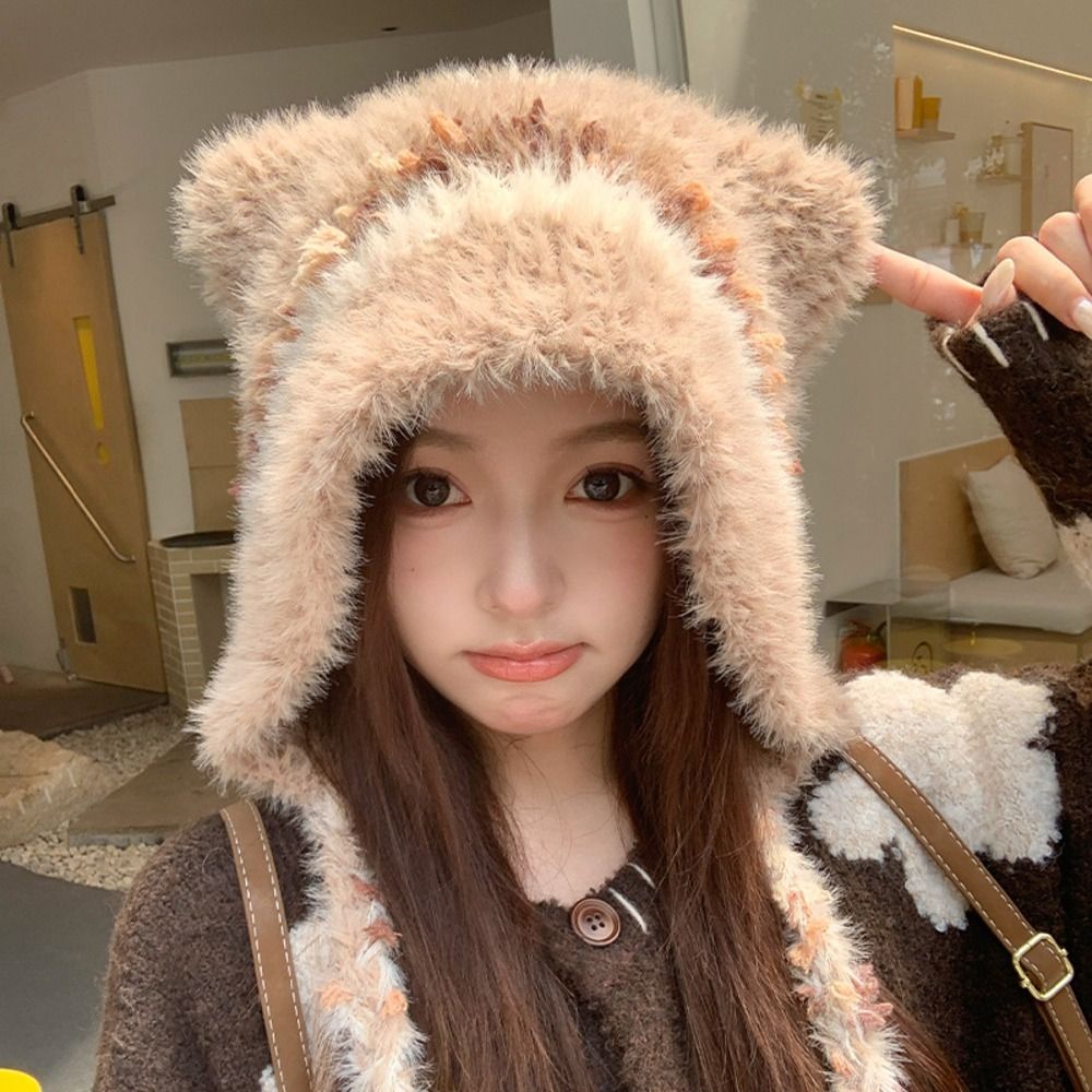 Trapper Hat Ear Flap - Sweet Polyester Cat Ear Hat One