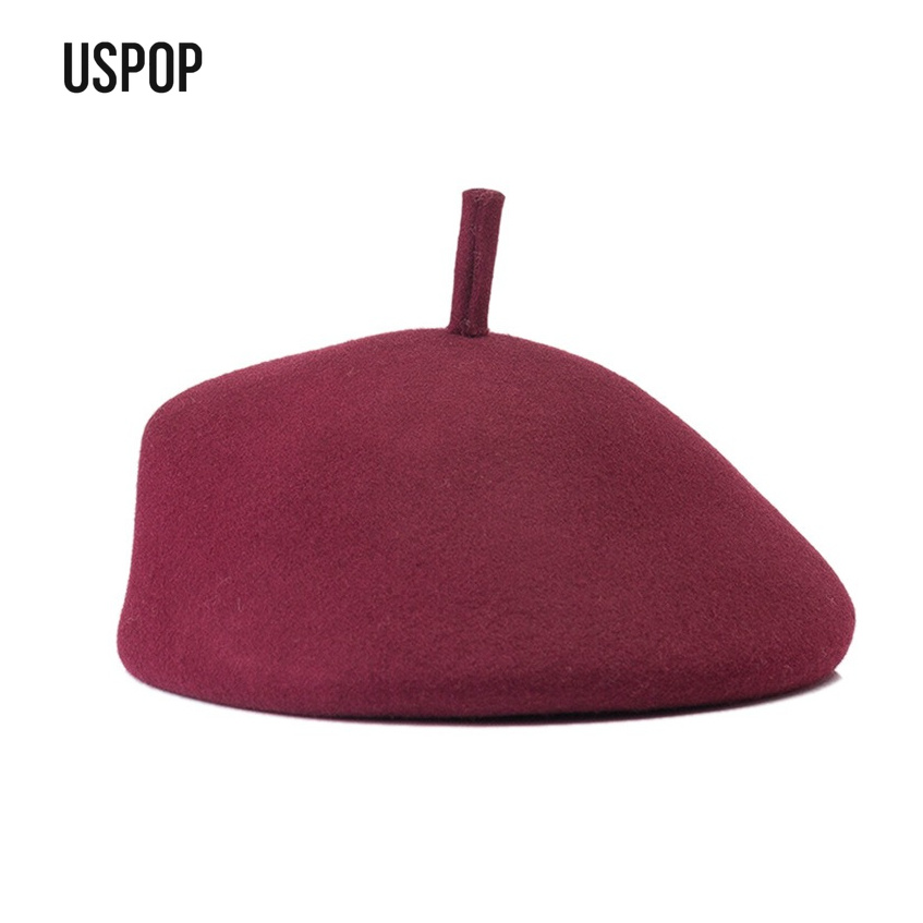 USPOP Women's Fine Felt Wool S - Beret French Wool ulasan dan harga