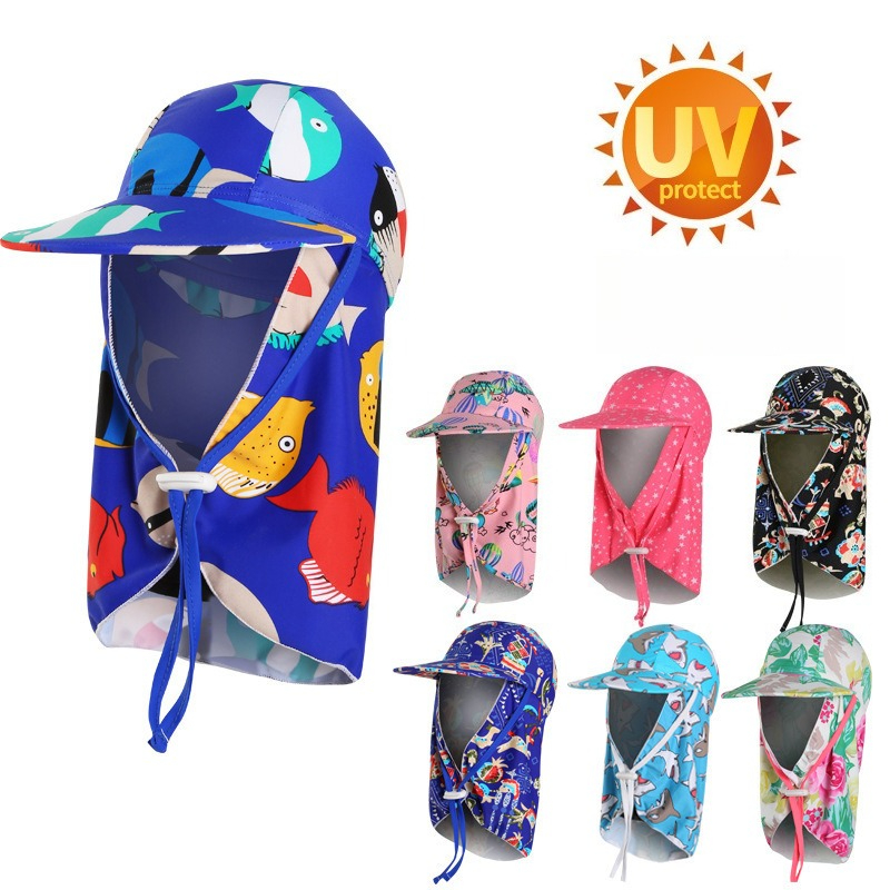 Kids Sun Protection Swim Hat W - Sun Hat Wide Brim ulasan dan harga