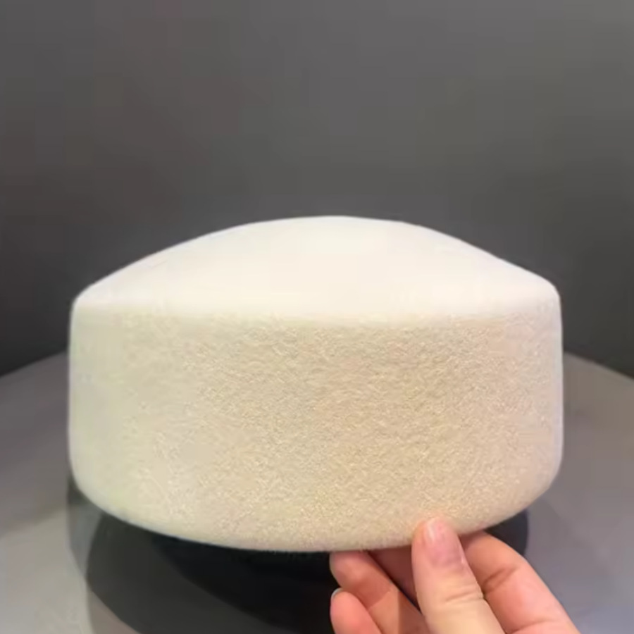 2026 Luxury Blue Pure Wool Fel - Beret French Wool ulasan dan harga