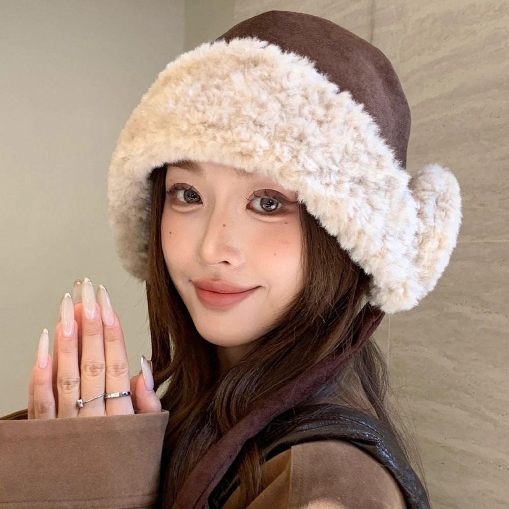 Warm Windproof Ear Flap Trappe - Trapper Hat Ear Flap ulasan dan harga