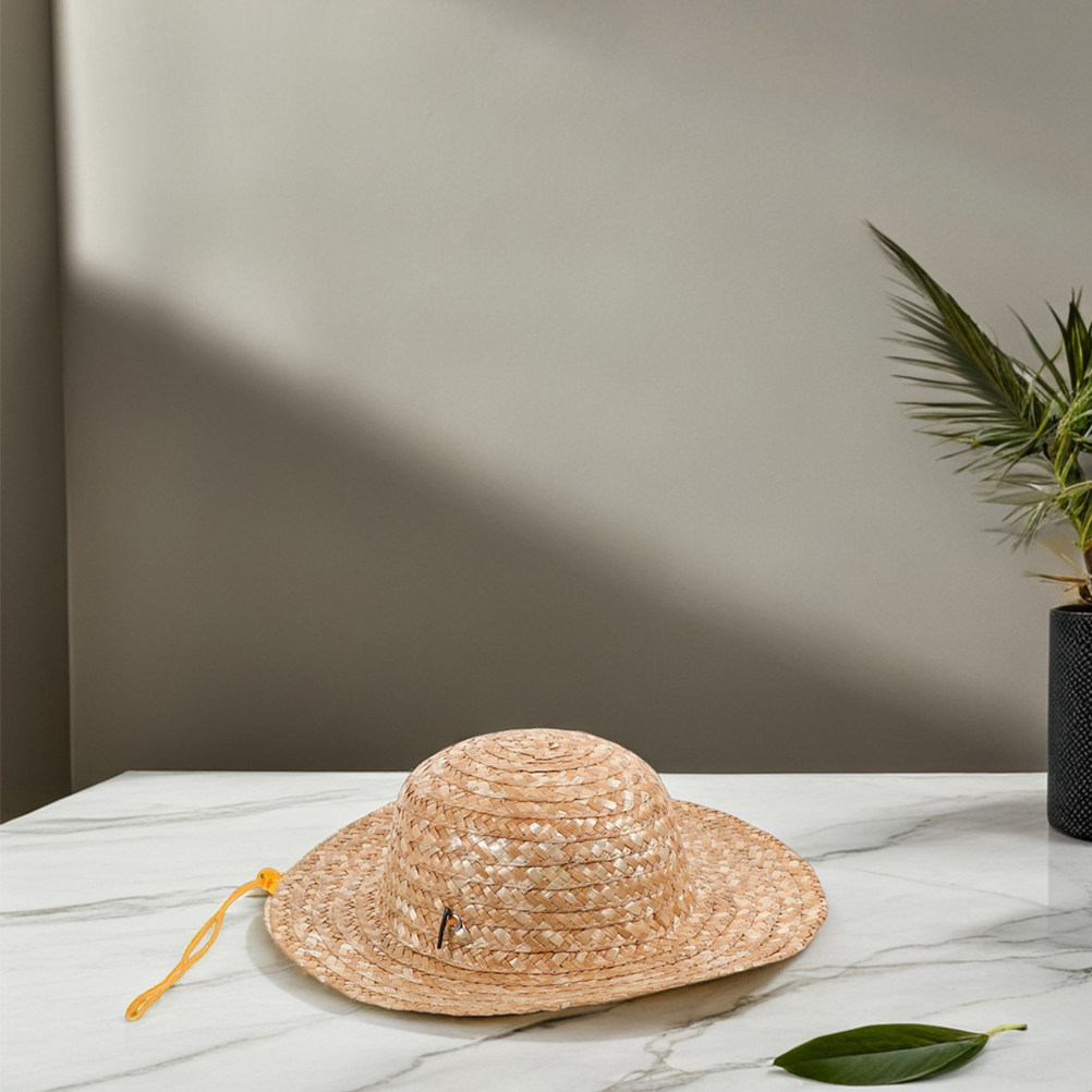 2Pcs Kids Straw Hat Natural Co - Sun Hat Wide Brim ulasan dan harga