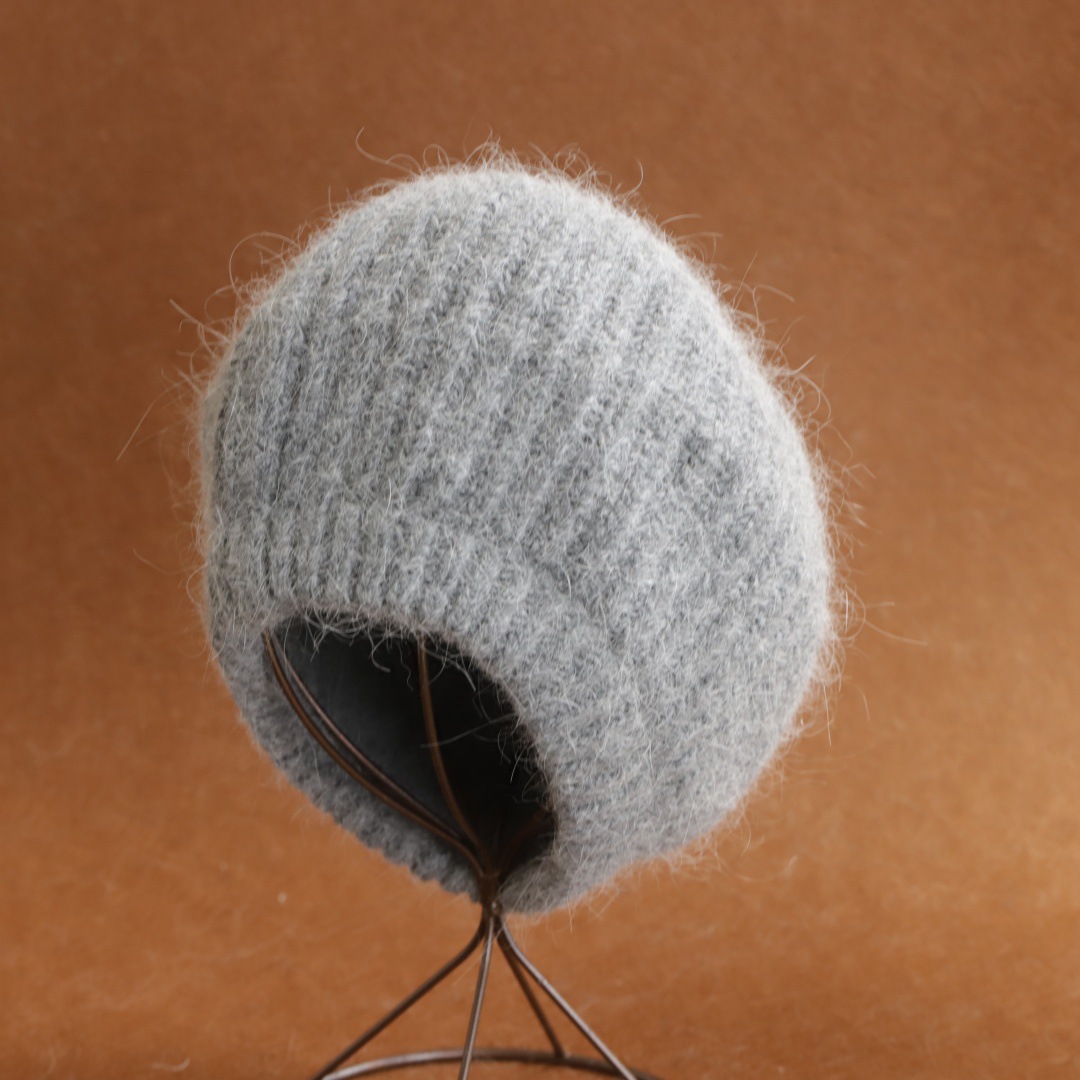 Women Mohair Knitted Beret Hat - Beret French Wool ulasan dan harga