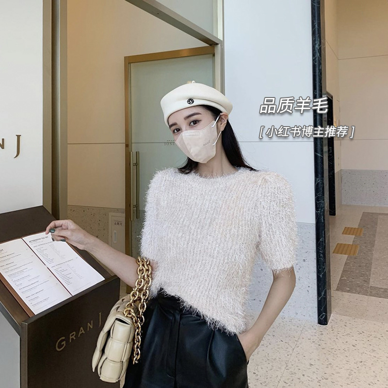 White Wool Beret for Women - C - Beret French Wool ulasan dan harga
