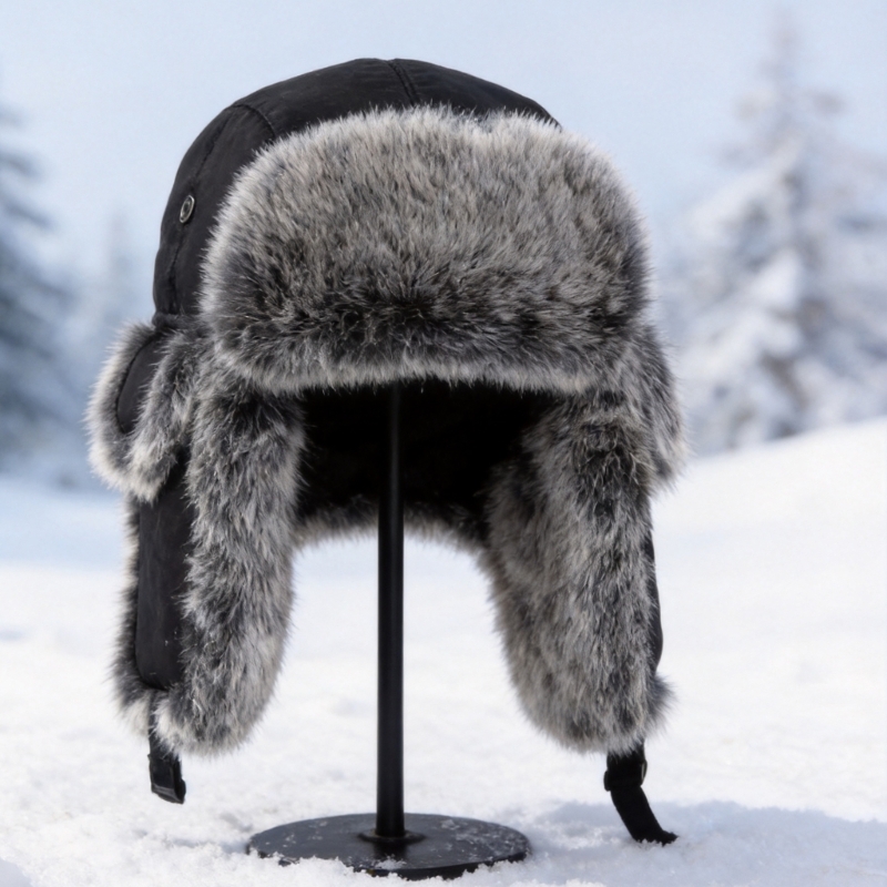 652F Cold Weather Earflap Hat  - Trapper Hat Ear Flap ulasan dan harga