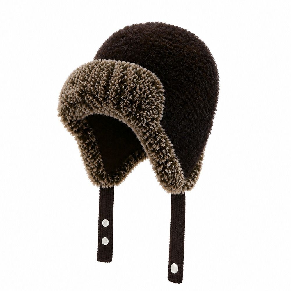 Unisex Polyester Fleece Lined  - Winter Trapper Hat ulasan dan harga