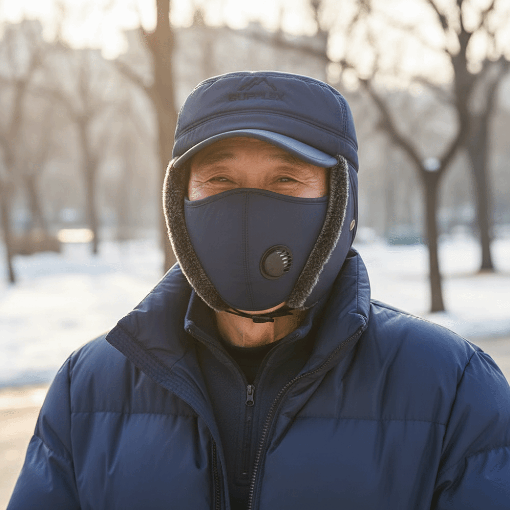 Thickened Winter Trapper Hat D - Trapper Hat Ear Flap ulasan dan harga